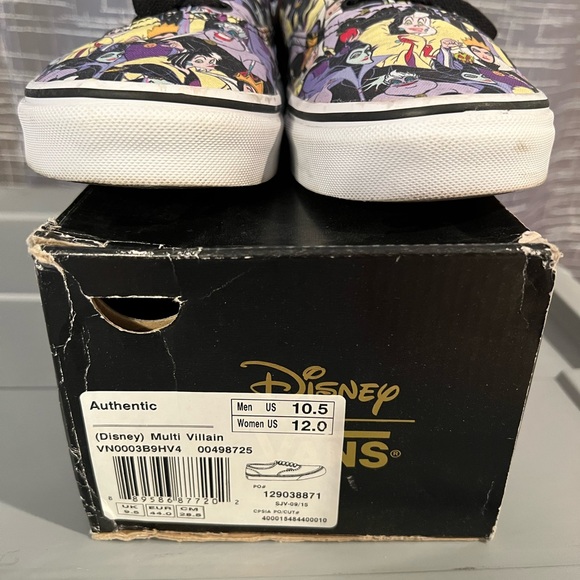 Disney Villain Sneakers laced shoes size 10.5 - Picture 2 of 8